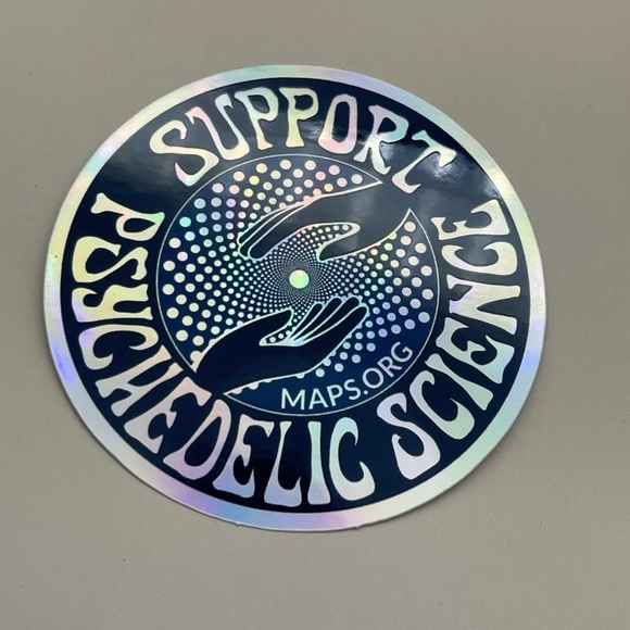 Maps.org Support Psychedelic Science Sticker, For Bundles Only - Picture 2 of 3